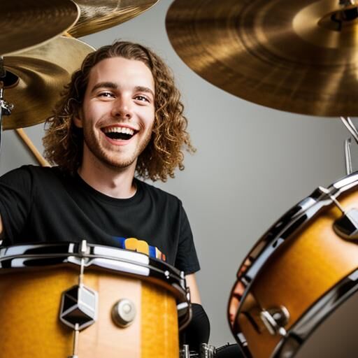 Smiling Drummer